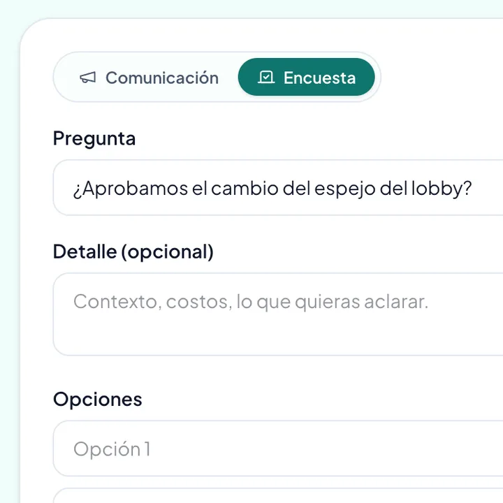 Crea una encuesta